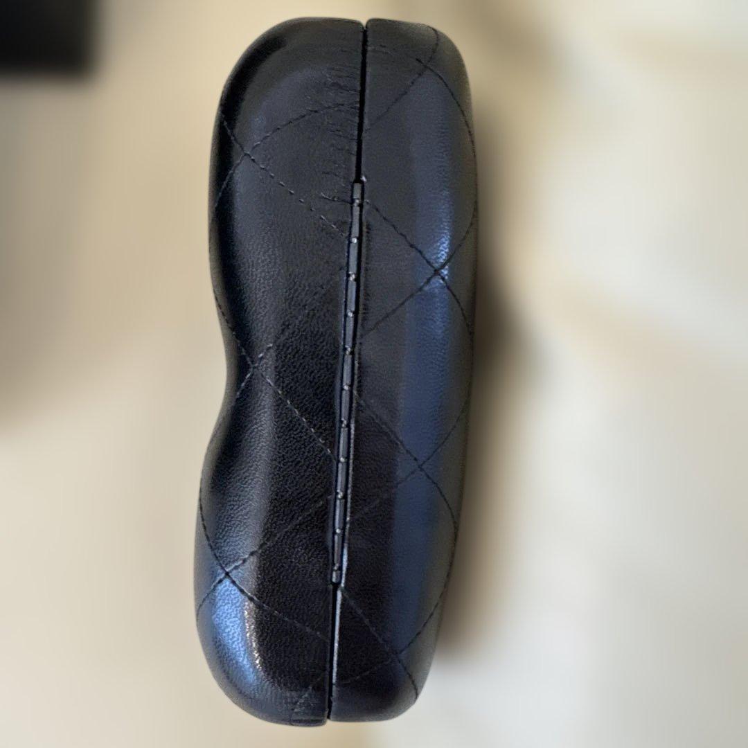 【超貴重】CHANEL ブラックレザー　サングラス