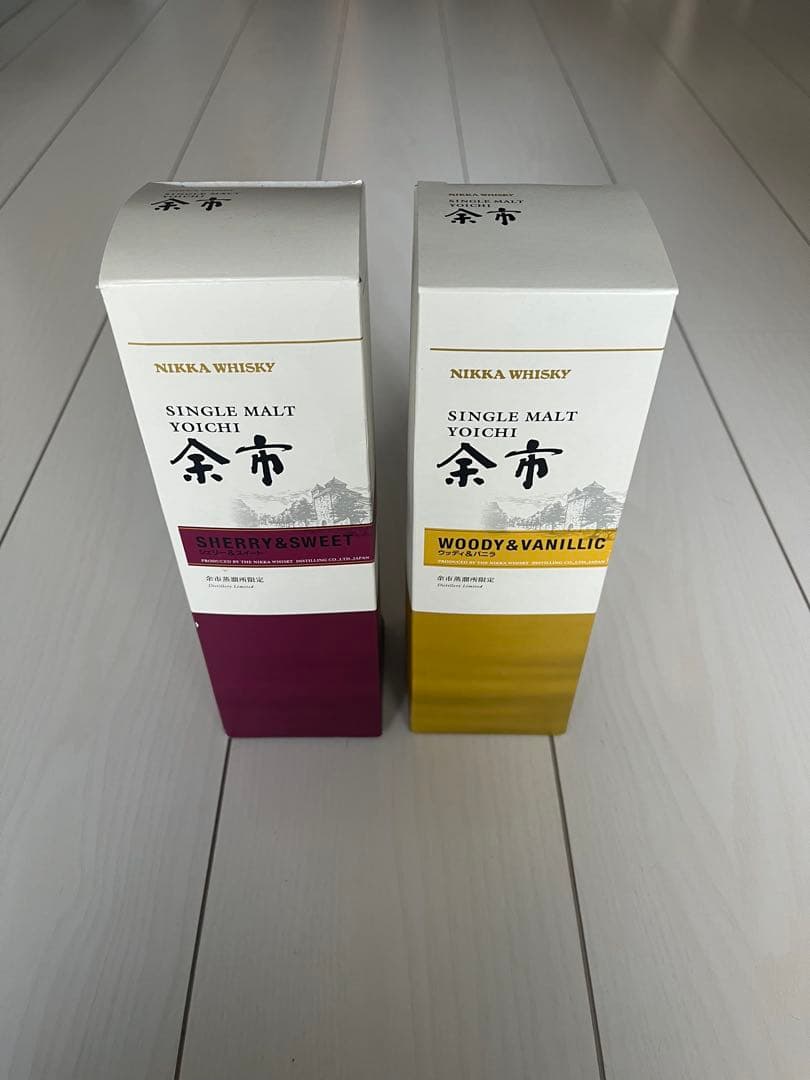 ニッカウヰスキー余市蒸溜所限定のシングルモルトウイスキー500ml 2本セット