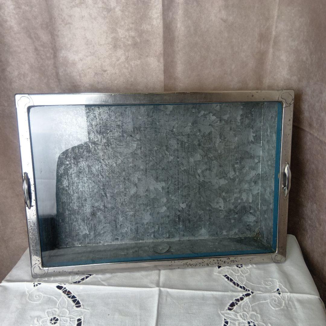 ♥ヴィンテージ　ブリキガラスケース　昭和レトロ♥