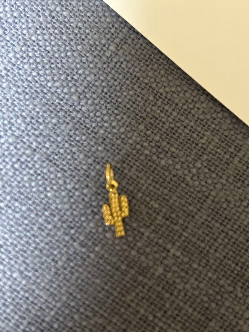 ドゥーズィエムクラス　ネックレスチャーム　CACTUS