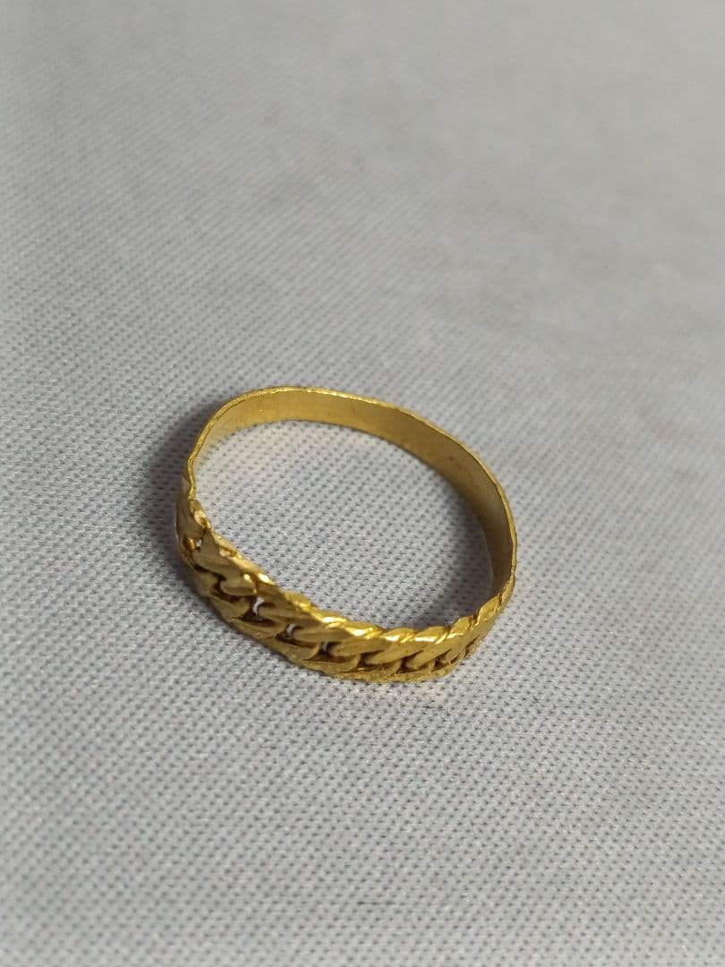 k24 k18 ハンドメイド リング 金 3g