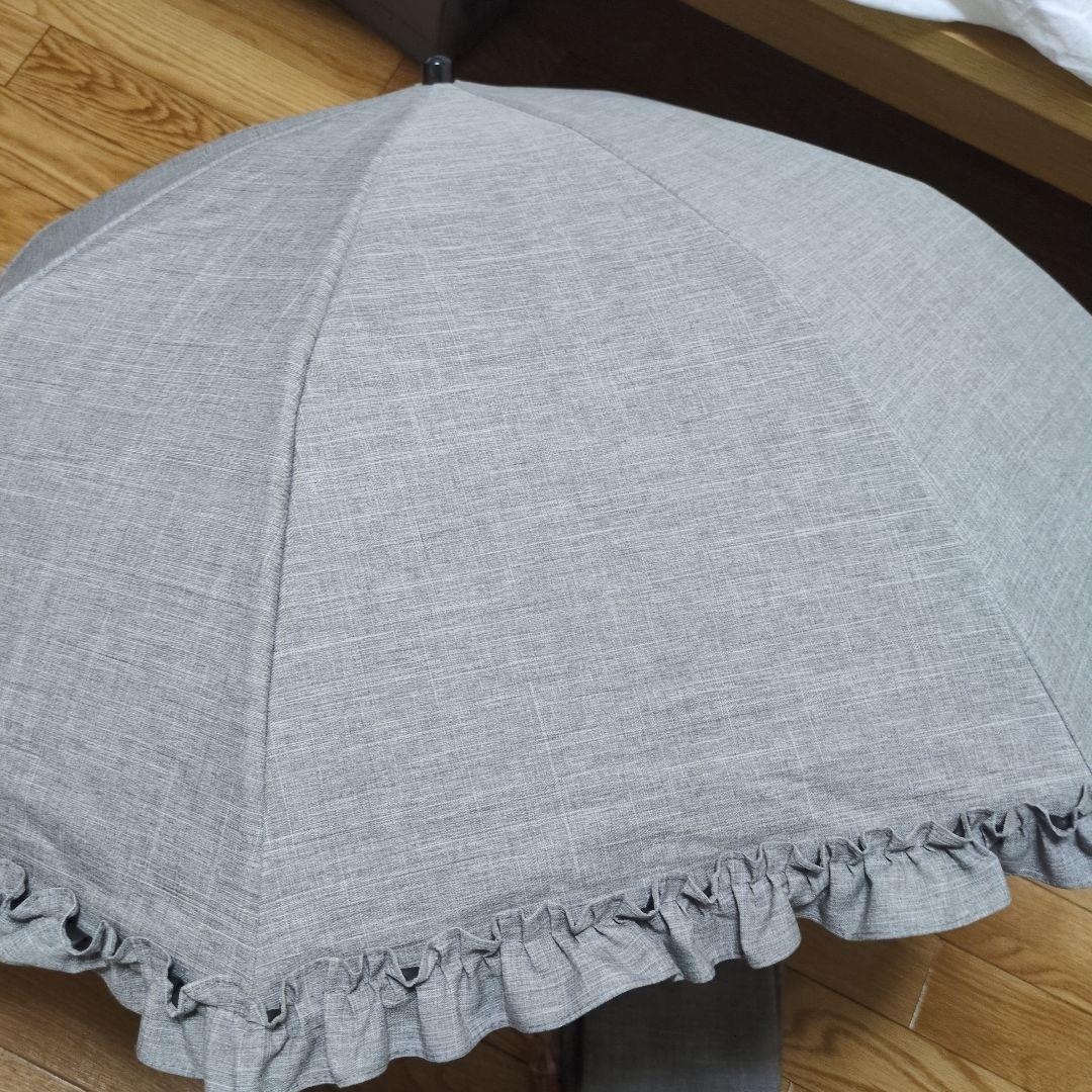 【nn】芦屋ロサブラン　2段折りたたみシングルフリル　ダンガリー