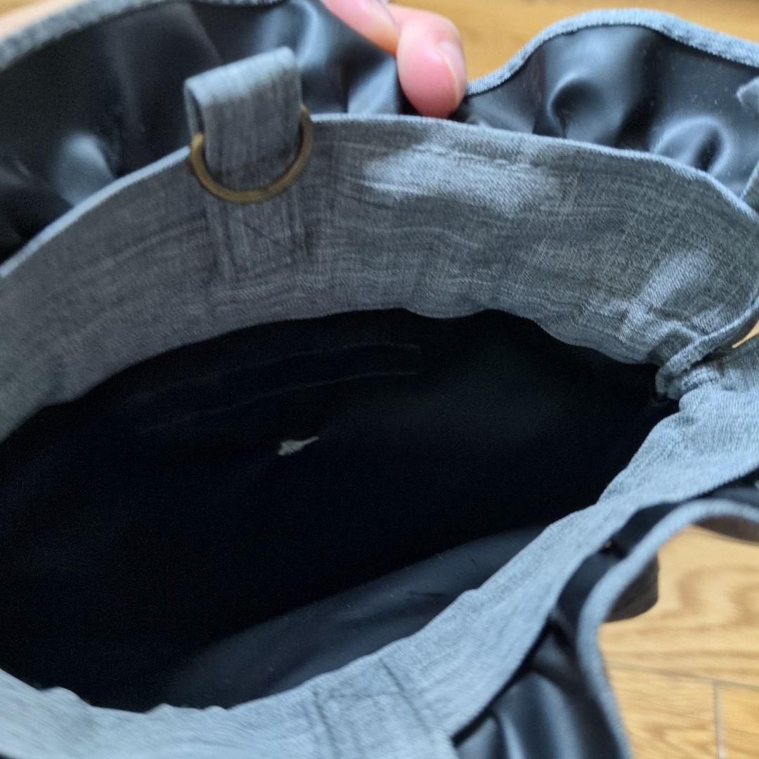 【nn】芦屋ロサブラン　2段折りたたみシングルフリル　ダンガリー