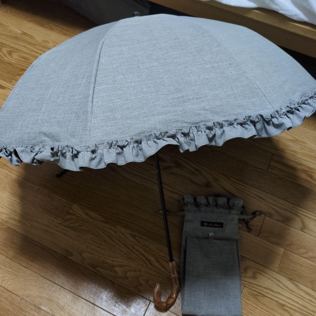 【nn】芦屋ロサブラン　2段折りたたみシングルフリル　ダンガリー