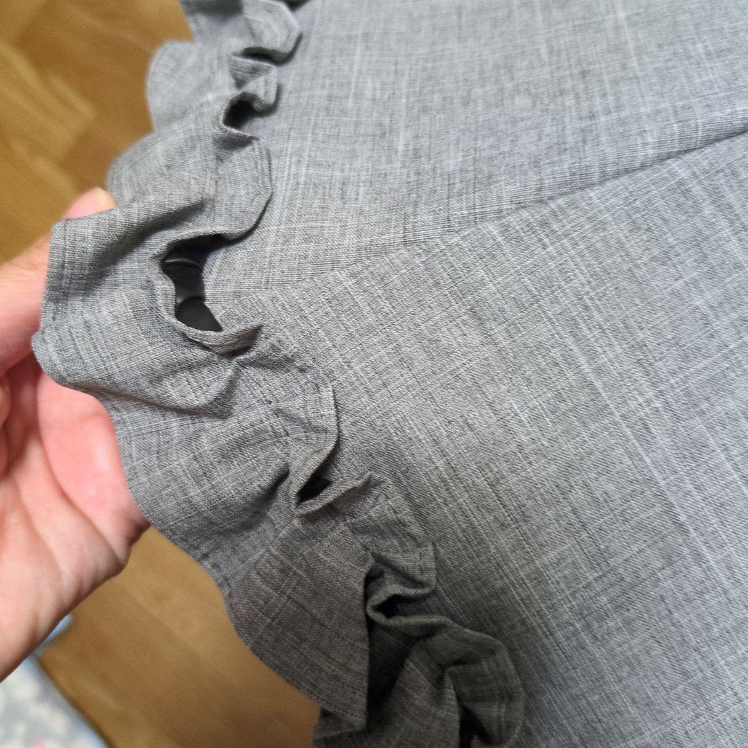 【nn】芦屋ロサブラン　2段折りたたみシングルフリル　ダンガリー