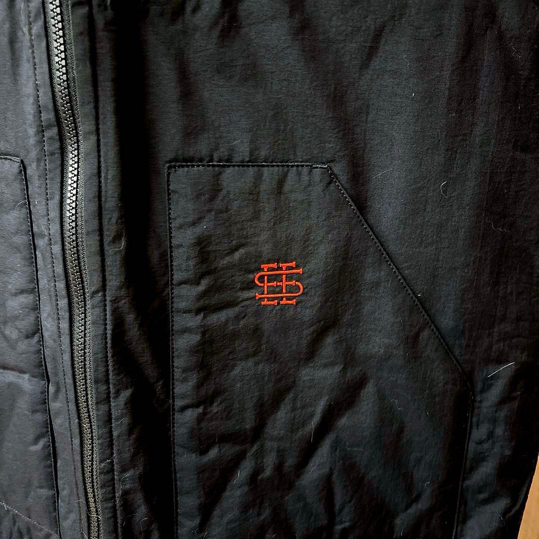 SEE SEE シーシー　ベスト　オーバーサイズ　ドローコード　中綿　VEST