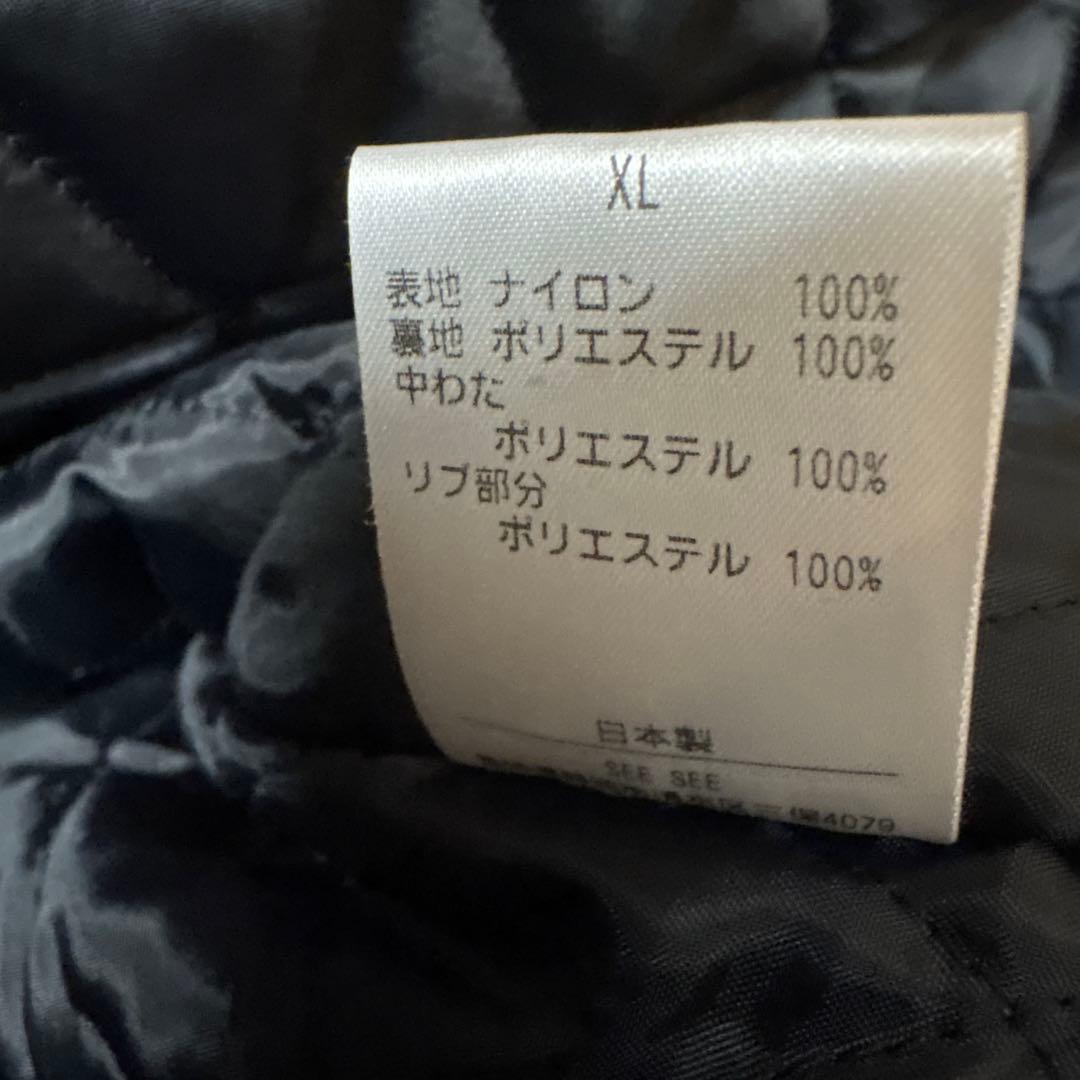 SEE SEE シーシー　ベスト　オーバーサイズ　ドローコード　中綿　VEST