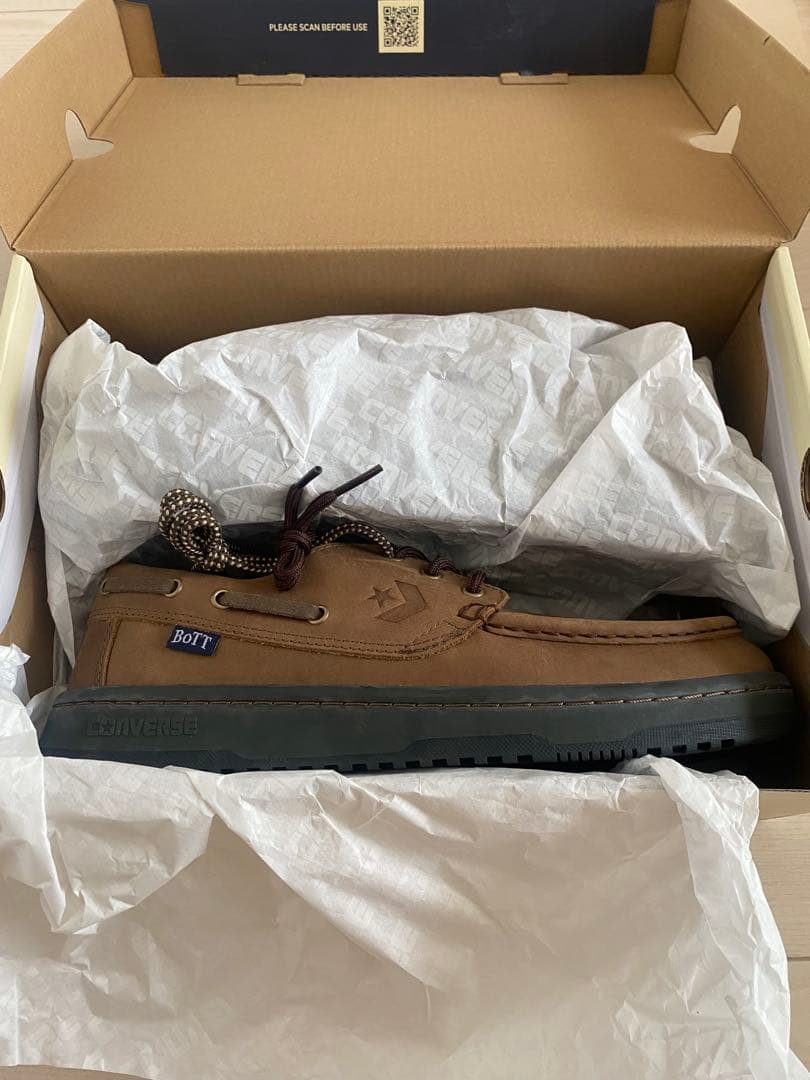 CONVERSE BoTT ブラウン デッキシューズ