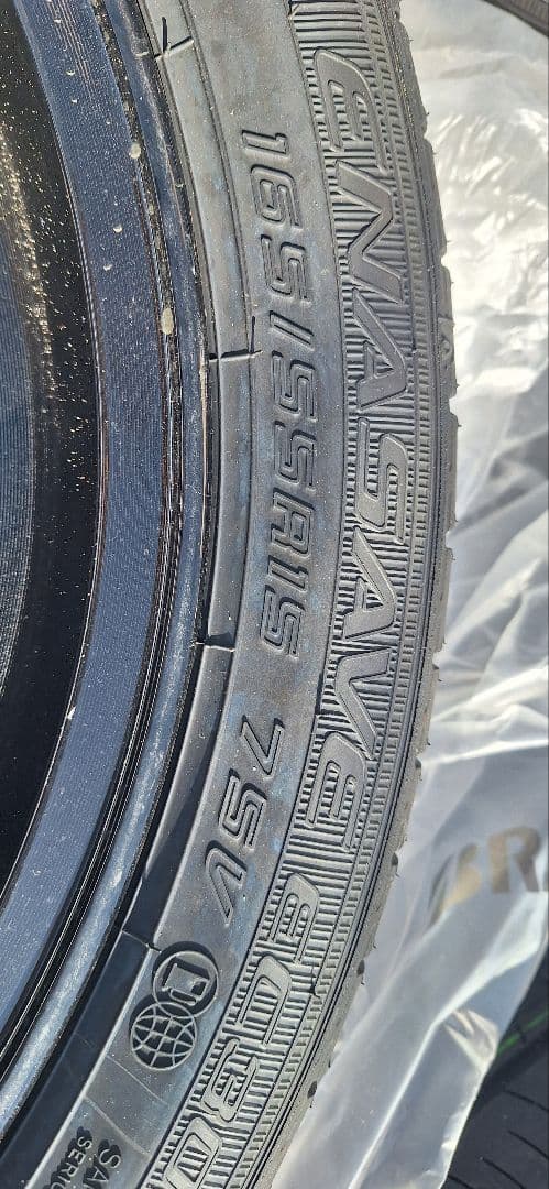 新車外し 2025 新型ルークス オーテック 純正 15インチ タイヤホイール