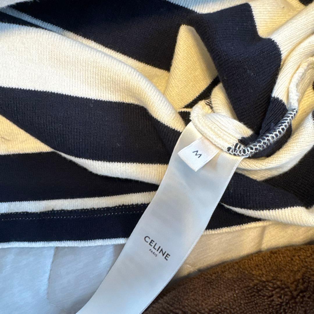 CELINE ボーダー　長袖カットソー　size M