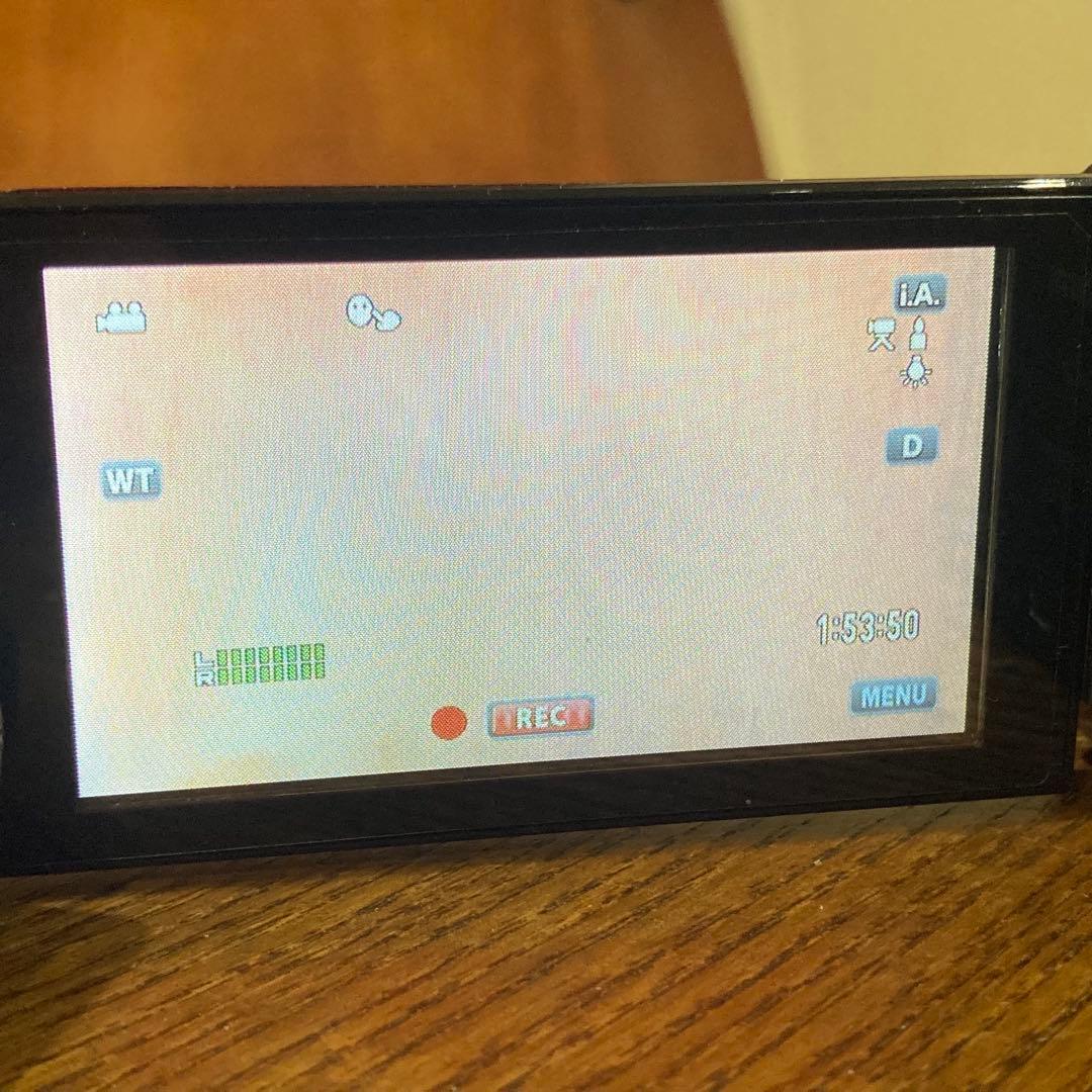 JVC GZ-HM177-R ビデオカメラ レッド 動作良好　卒業式　入園式