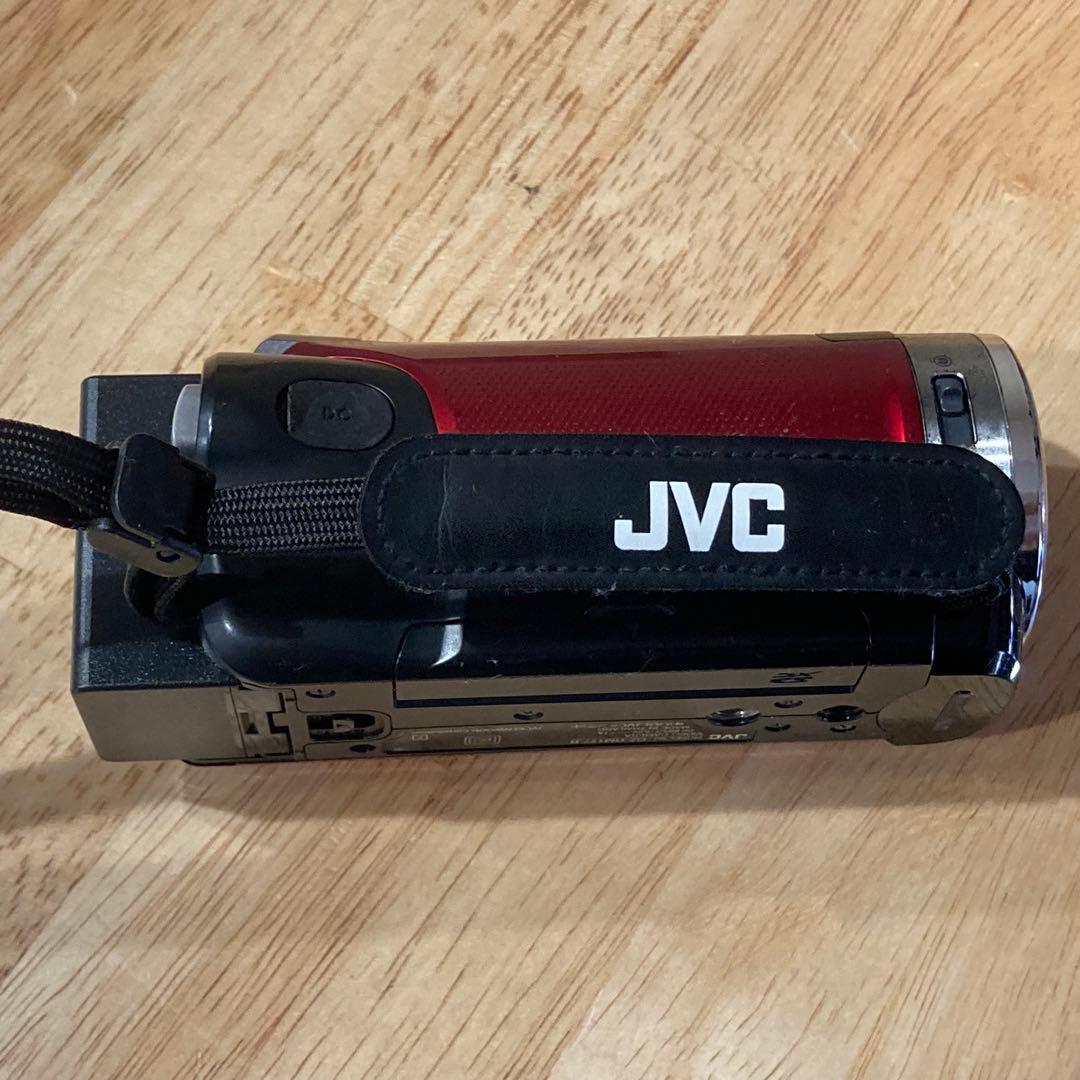 JVC GZ-HM177-R ビデオカメラ レッド 動作良好　卒業式　入園式