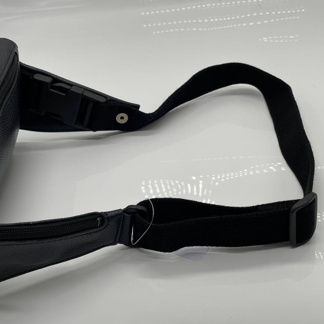 BN5547●LONGCHAMP ロンシャンレザー ボディーバッグウエストポーチ