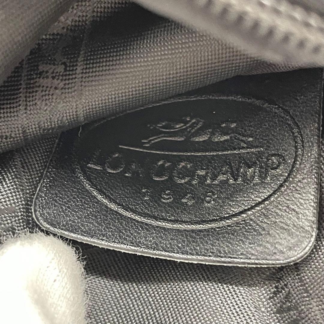 BN5547●LONGCHAMP ロンシャンレザー ボディーバッグウエストポーチ