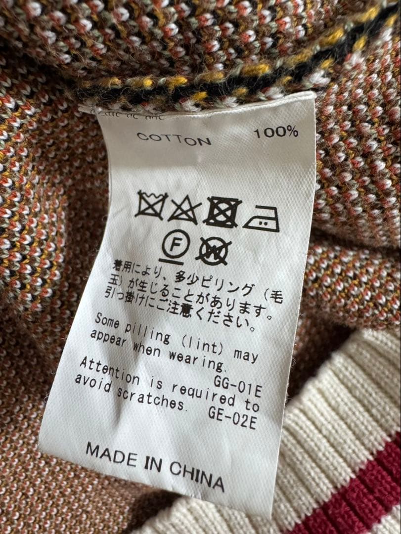 ダイリク　DAIRIKU × TTT msw 刺繍　ニットポロ　XL