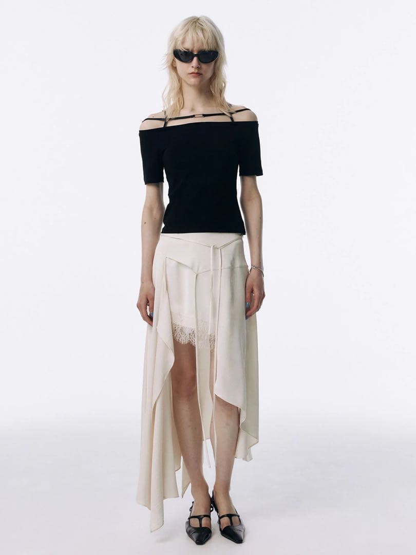 【試着のみ】JOSE MOON ASSYMMETRY SKIRT