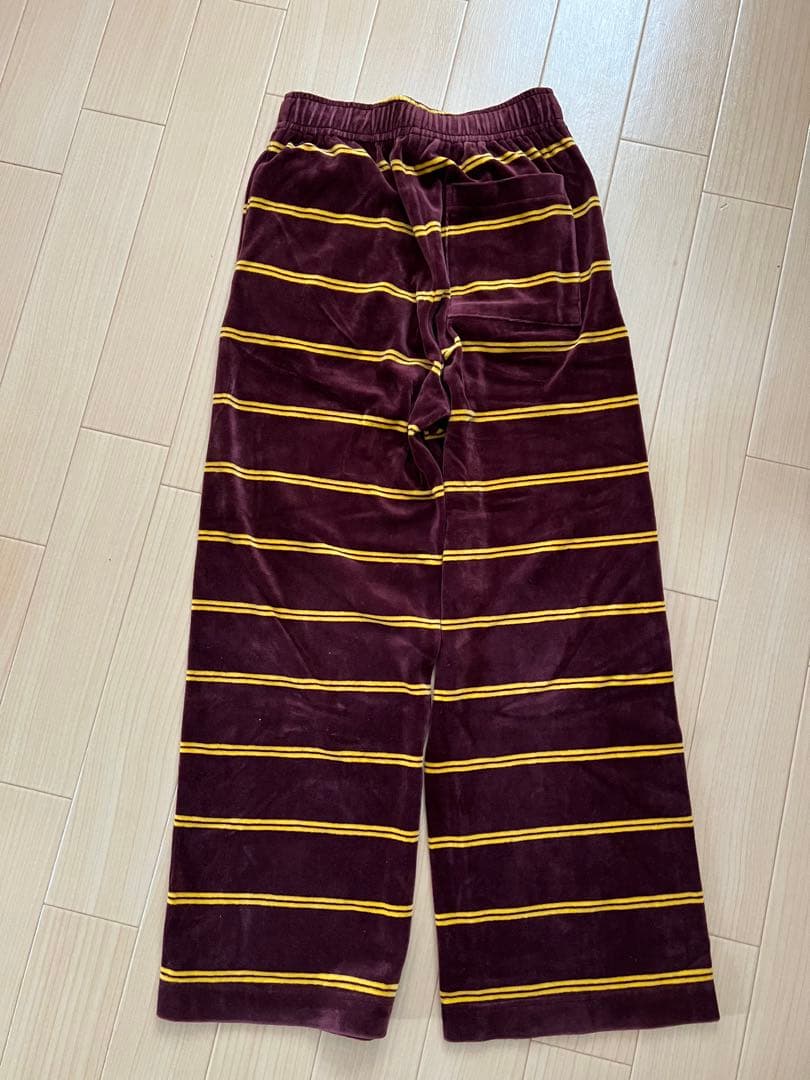 ida　PHEENY Velours border pants