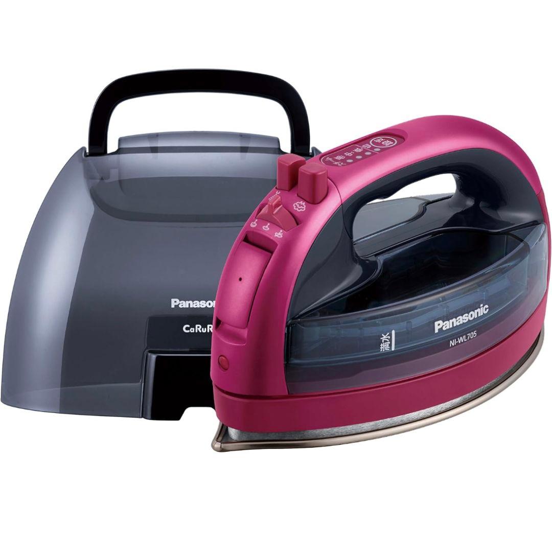 パナソニック コードレススチームアイロン NI-WL705-P