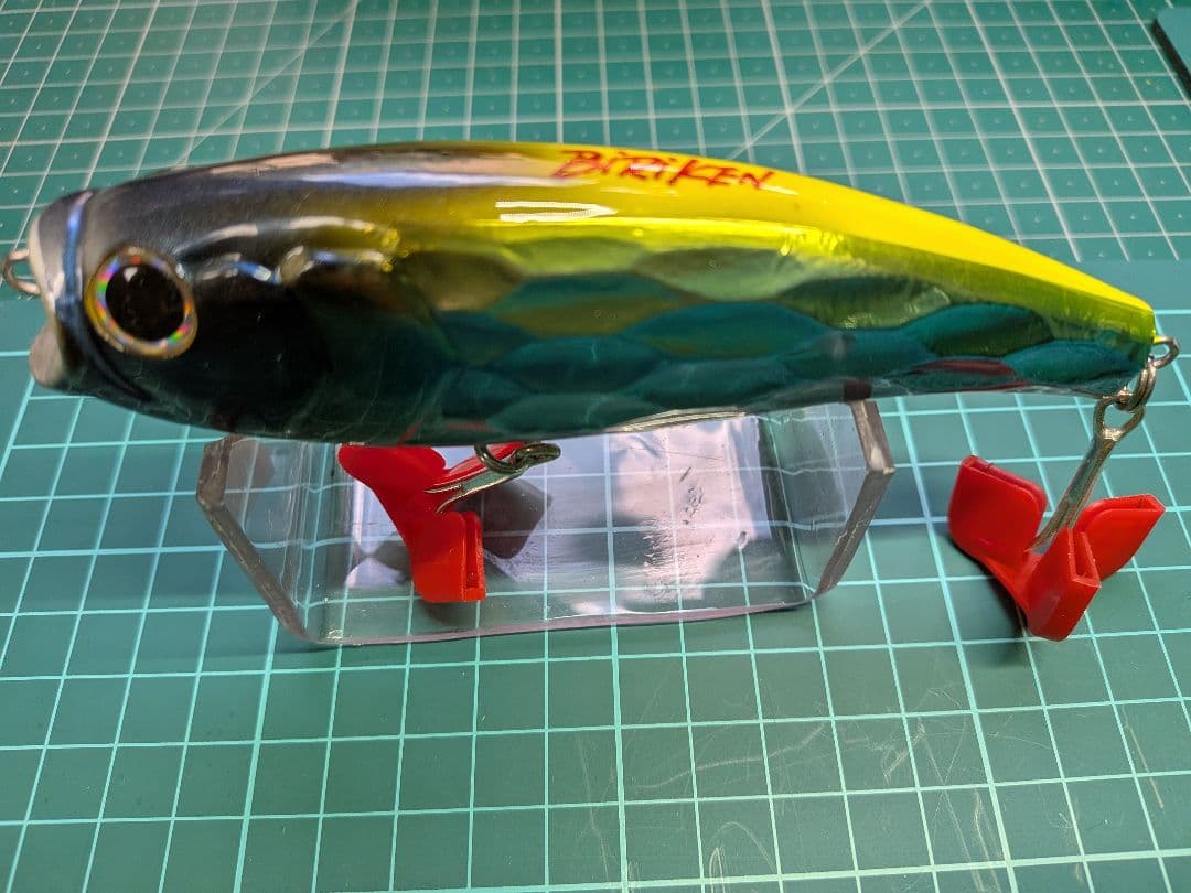 希少美品ミラクルワークスビリケンハンドメイドウッドルアー　 ウメイロ12.5cm