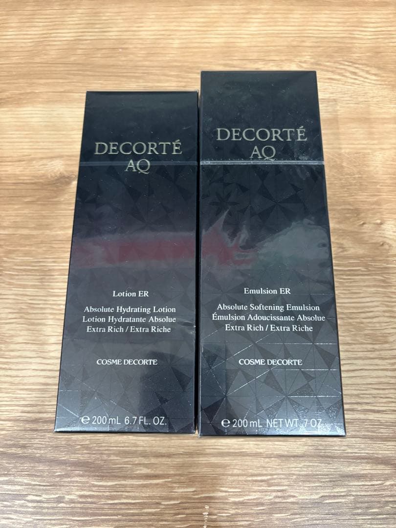 新品未使用　コスメデコルテAQローションER&エマルジョンER DECORTÉ