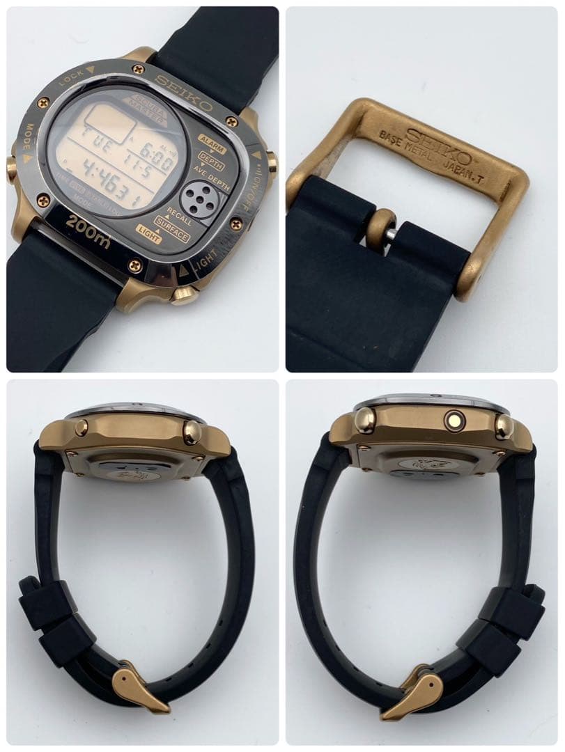 【稼働品】SEIKO スキューバマスター 200m デジタル 腕時計 メンズ