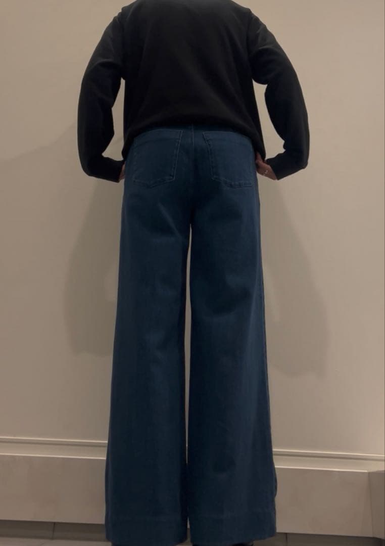 ヴィンテージ ワイド フレア デニム ブルー