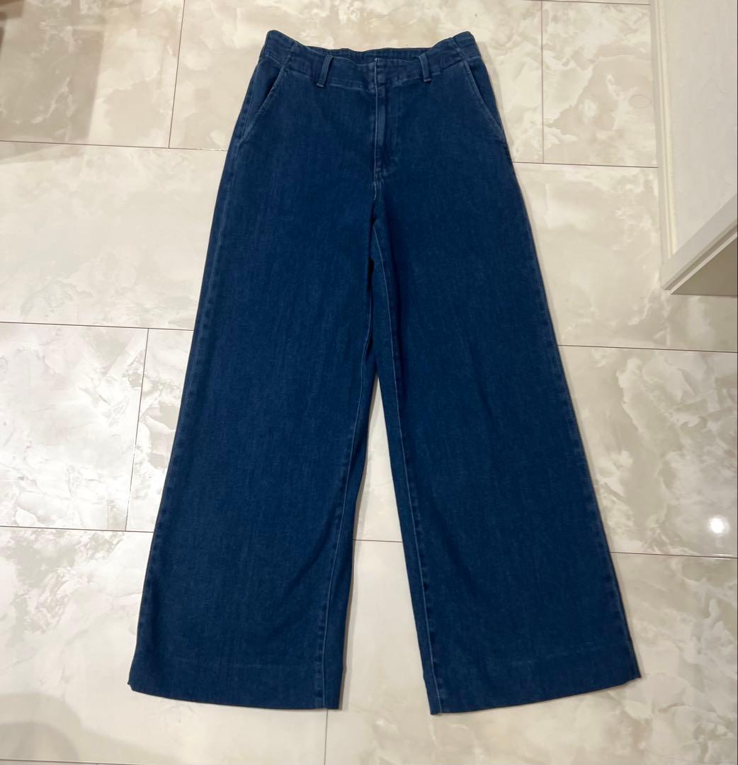 ヴィンテージ ワイド フレア デニム ブルー
