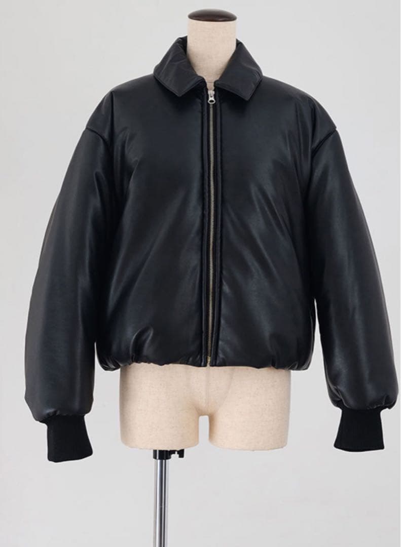 【エルーモ】FORME ボンバージャケット　黒　東原亜希