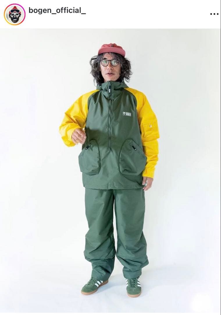 はっ水処理済！bogenボーゲンswingjacket swingpants