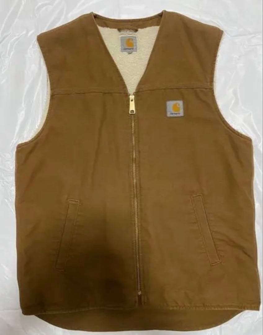 Carhartt ブラウン ダック　ベスト