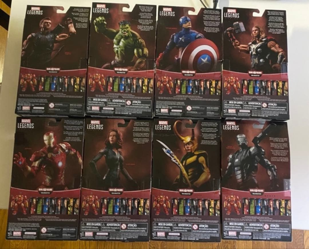 新品未開封 マーベルレジェンド アベンジャーズ エイジオブウルトロン 8セット