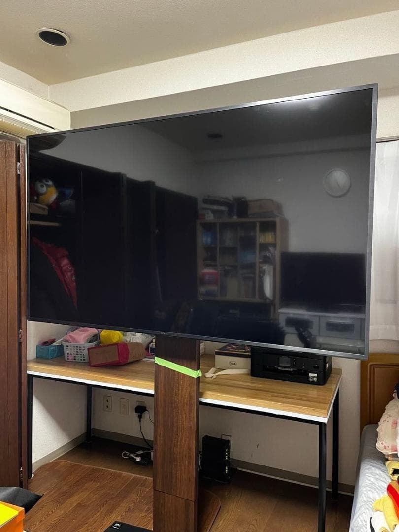 SONY BRAVIA KJ-75X8000H＋EQUALS WALL スタンド