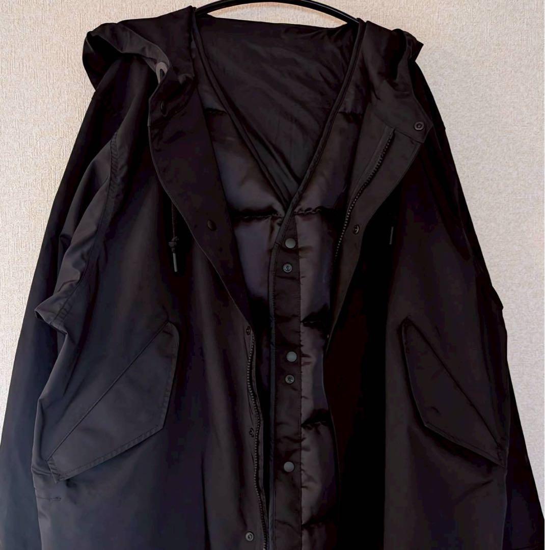 新品 完売品　MUJI Laboライナー付き モッズコート 2WAY ナイロン