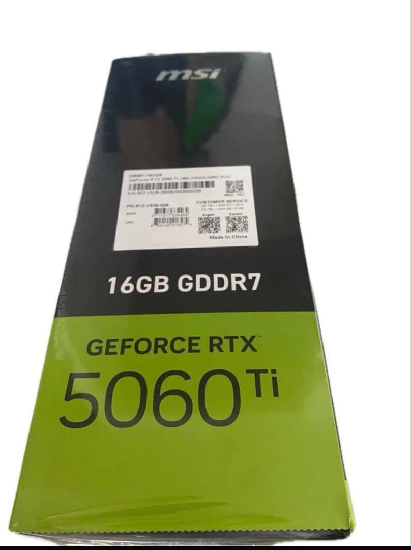 MSI GeForce RTX 5060 Ti16GBVanguard限定値下げ