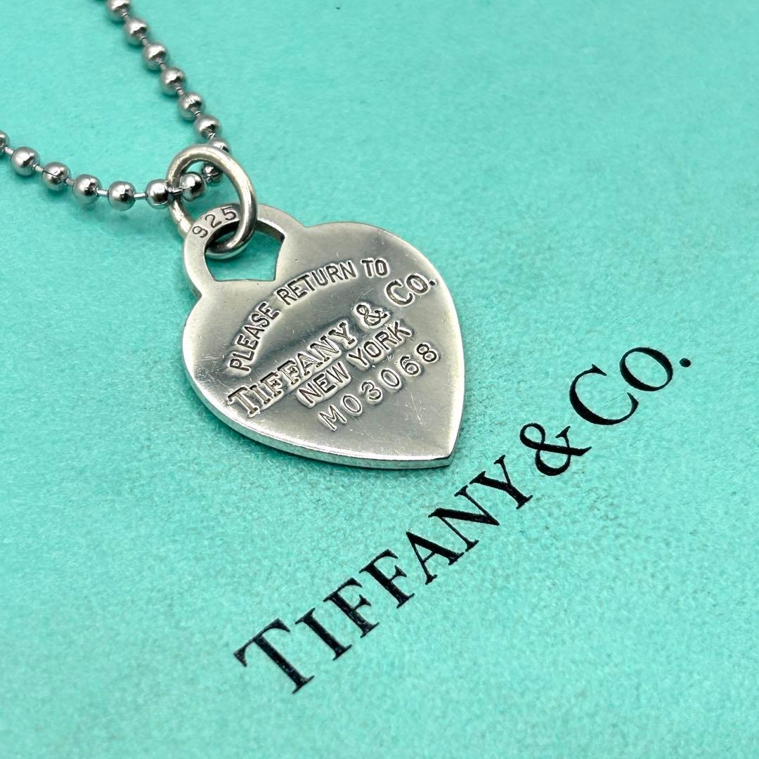 美品　ティファニー　リターントゥ　ハート　ネックレス　社外ボールチェーン