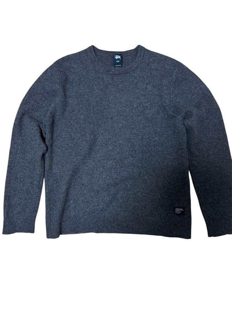 old Stussy 金タグ 90s ラムウール100% ニットセーター