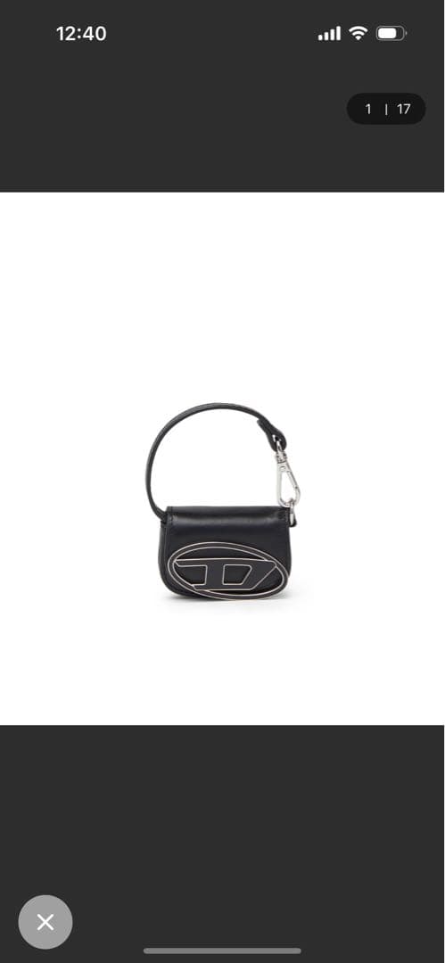 期間限定値下げ！11000→8500DIESEL✩カウレザーマイクロウォレット