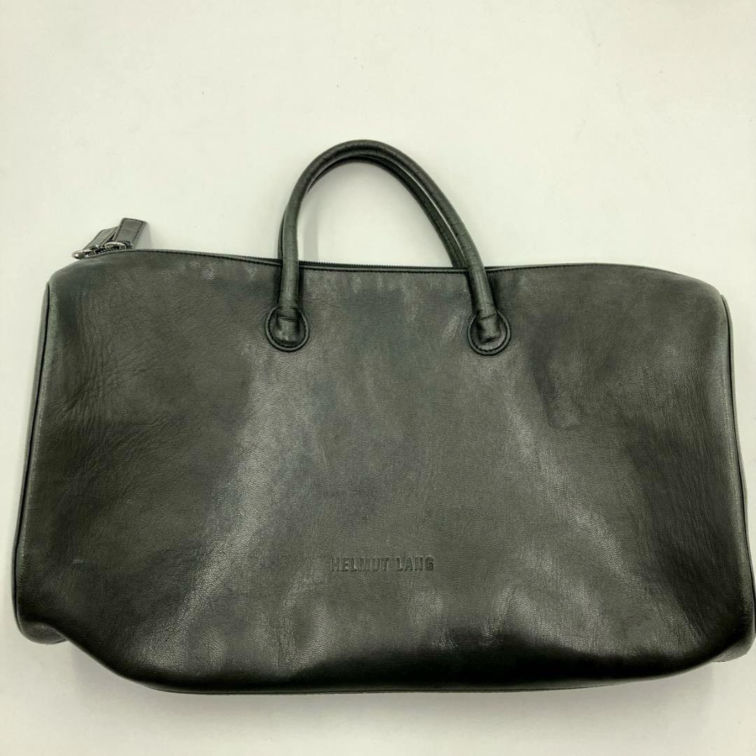 n*l様 【希少】ヘルムートラング　本人期 ボストン型 レザーハンドバッグ 本革