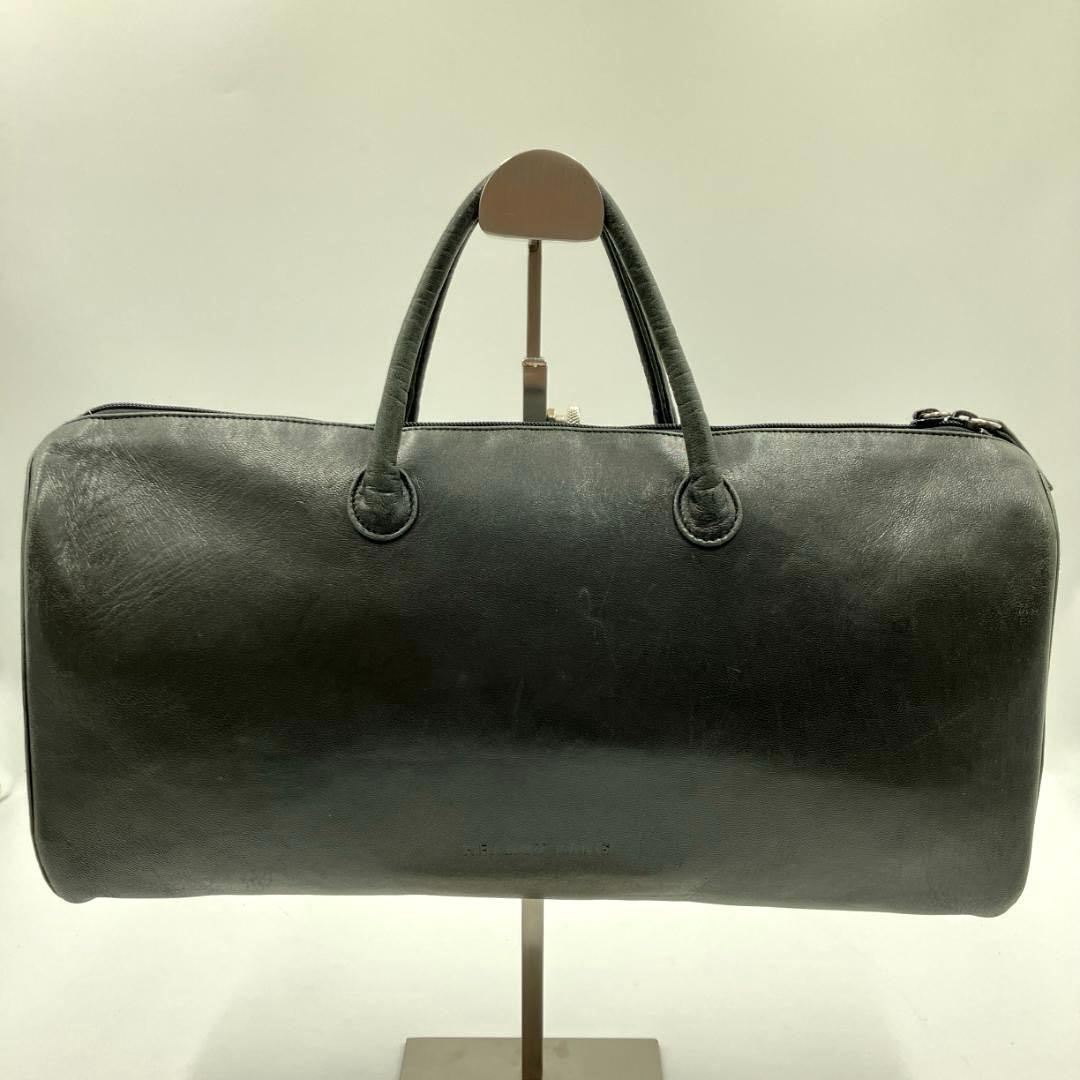 n*l様 【希少】ヘルムートラング　本人期 ボストン型 レザーハンドバッグ 本革