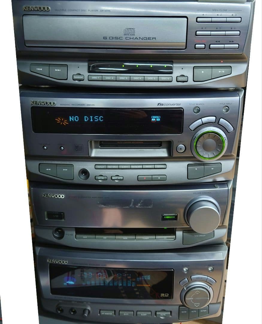 【リモコン・アンテナ付】KENWOOD　XD-6000　Hi-Fiシステムコンポ