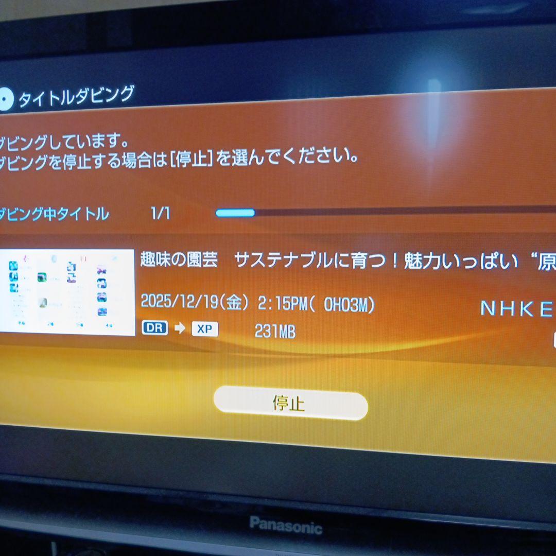 SONY BDZ RX100 2TB 2番組録画