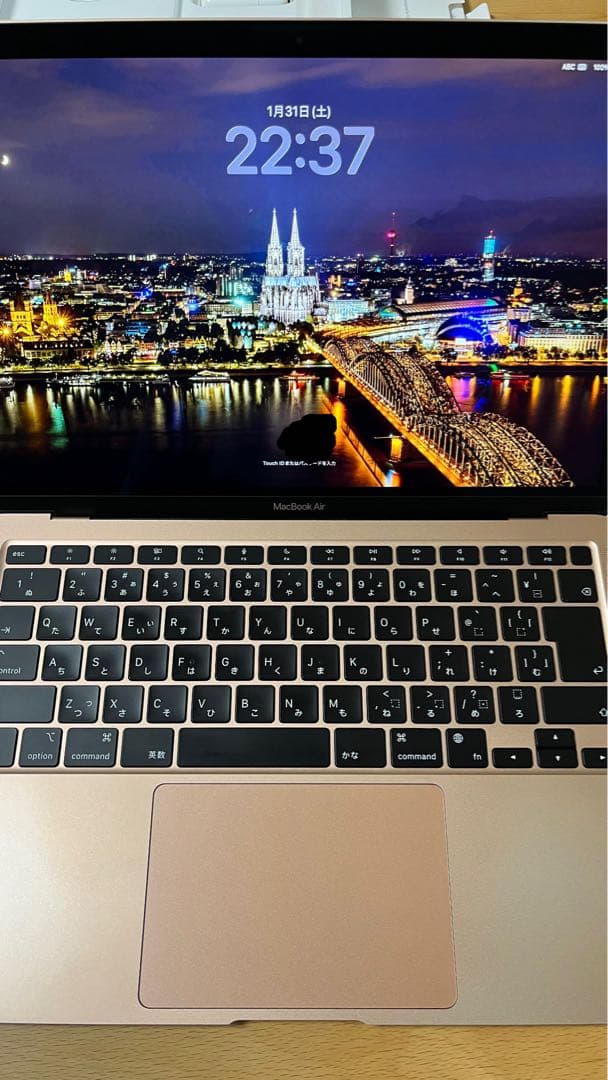 2020 M1 MacBook Air ゴールド 日本語キーボード