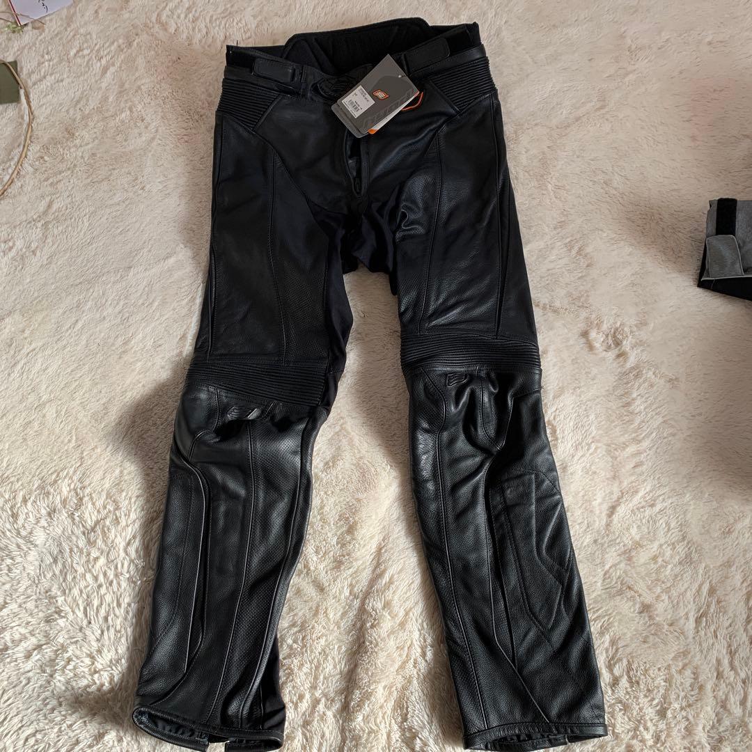 HYOD レザー バイクパンツ LL ブラック