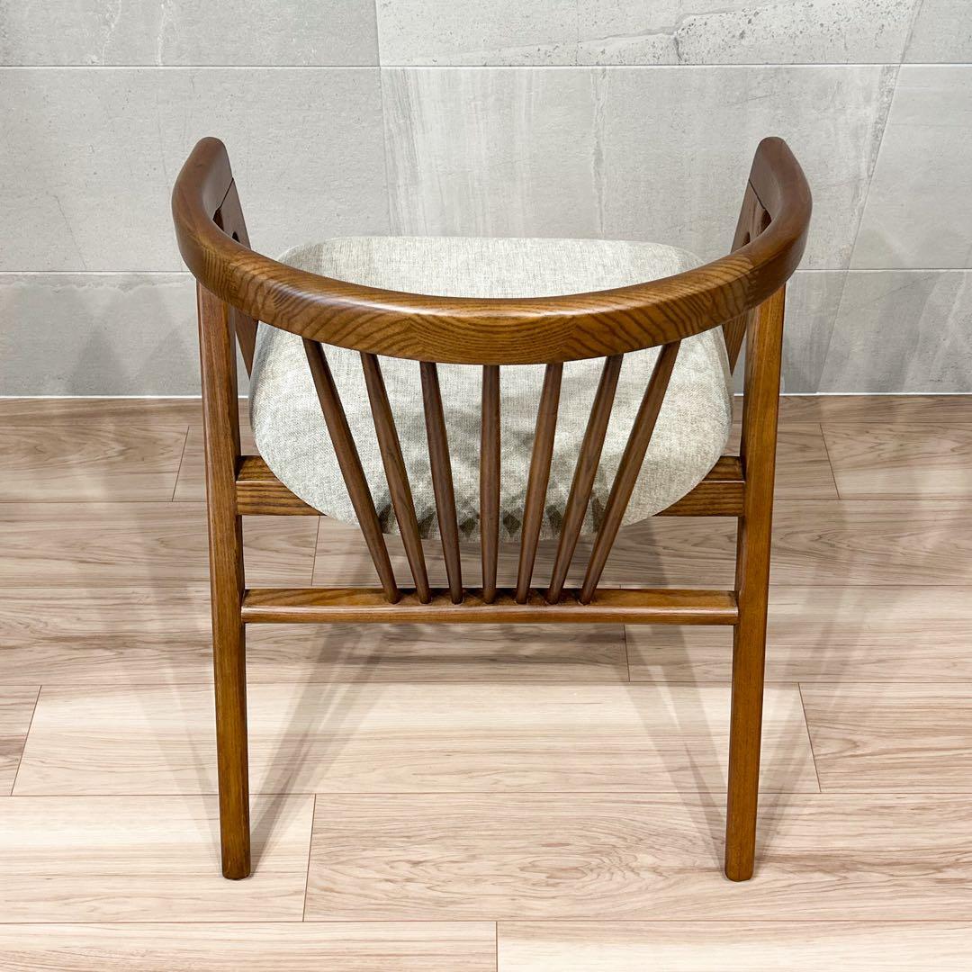 アルモニア／ダイニングチェア (ウォールナット×ベージュ) 1脚