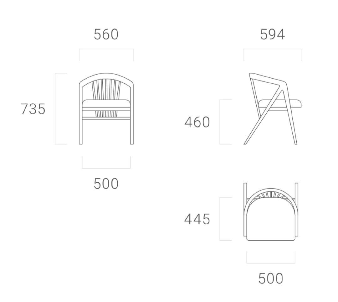 アルモニア／ダイニングチェア (ウォールナット×ベージュ) 1脚