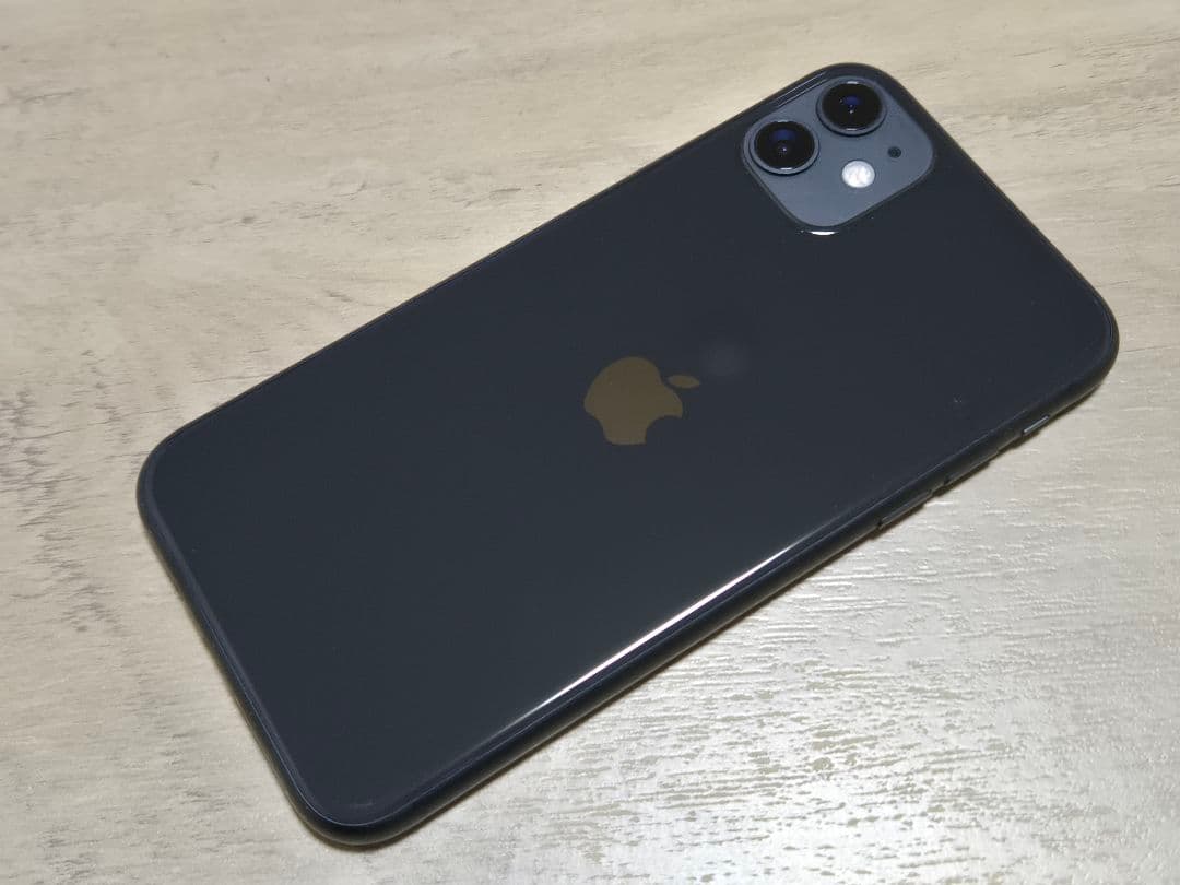 【中古】 iPhone 11 本体 ブラック 64GB SIMフリー