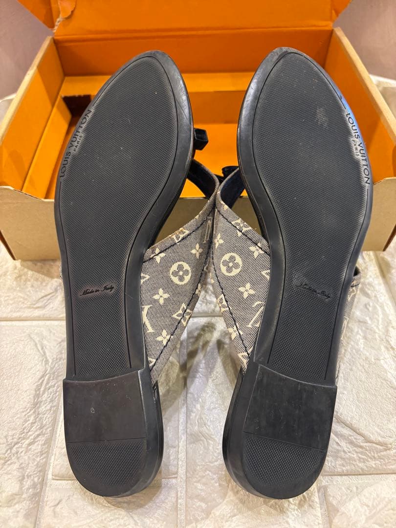 #Louis Vuitton レディースレザー#トングサンダル モノグラム#36