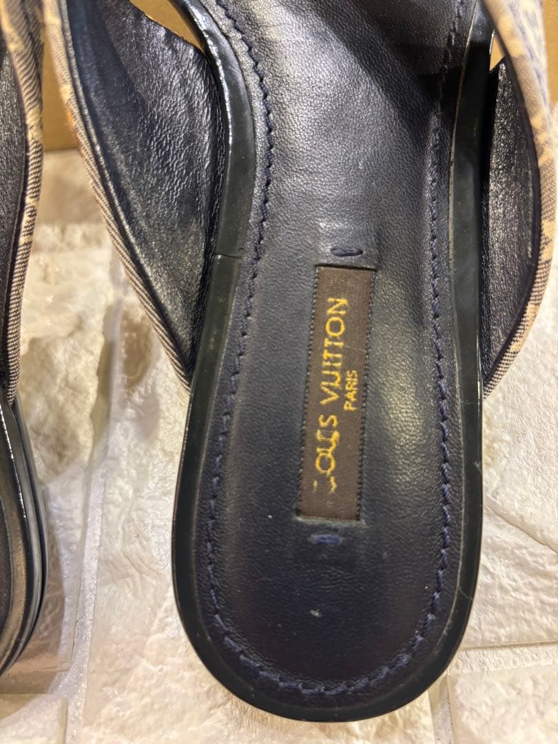 #Louis Vuitton レディースレザー#トングサンダル モノグラム#36