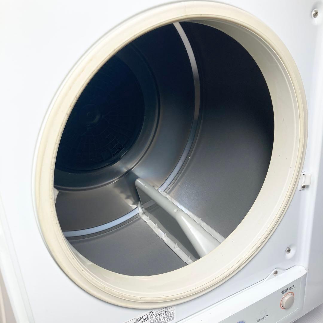 美品 日立 衣類乾燥機 DE-N55FX 2012年製 あとは着るだけ