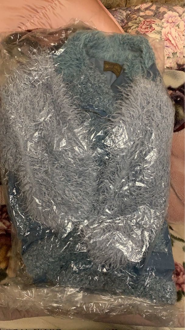 フェイクファー レザー コート